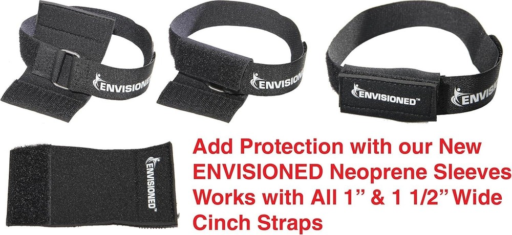 Heavy-Duty Cinch Straps - 4 Pack, 2" x 100" for All Your Securing Needs