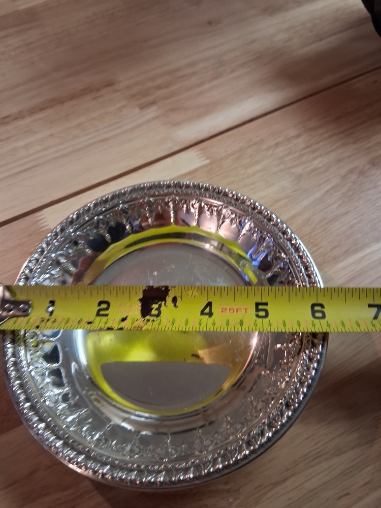 Reed & Barron silver plated candy dish