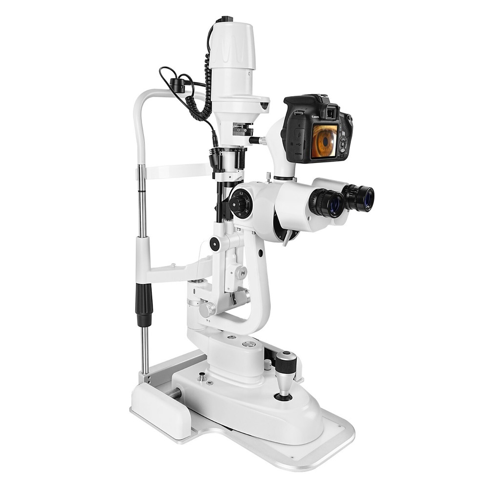 LED Digital Slit Lamp Imaging System Optical Galilean Five Steps Magnification