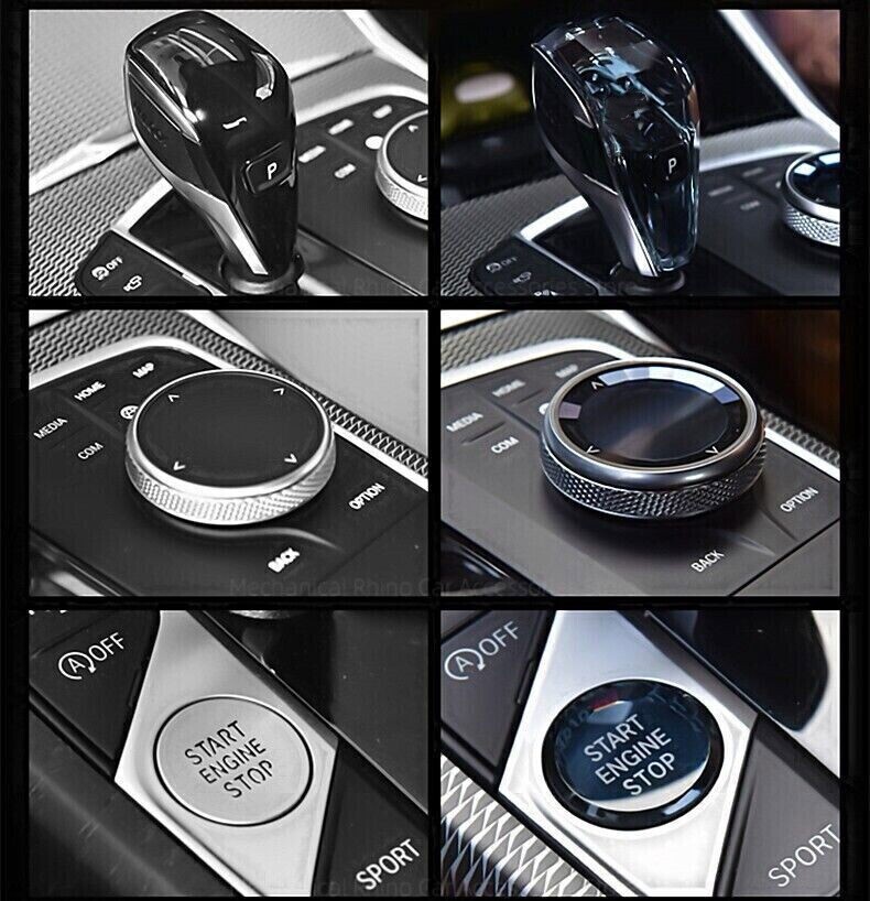 CRYSTAL GEAR SHIFTER KNOB For BMW G20 G28 G22 G29 X5 G05 X6 G06 X7 G07 G14 G15