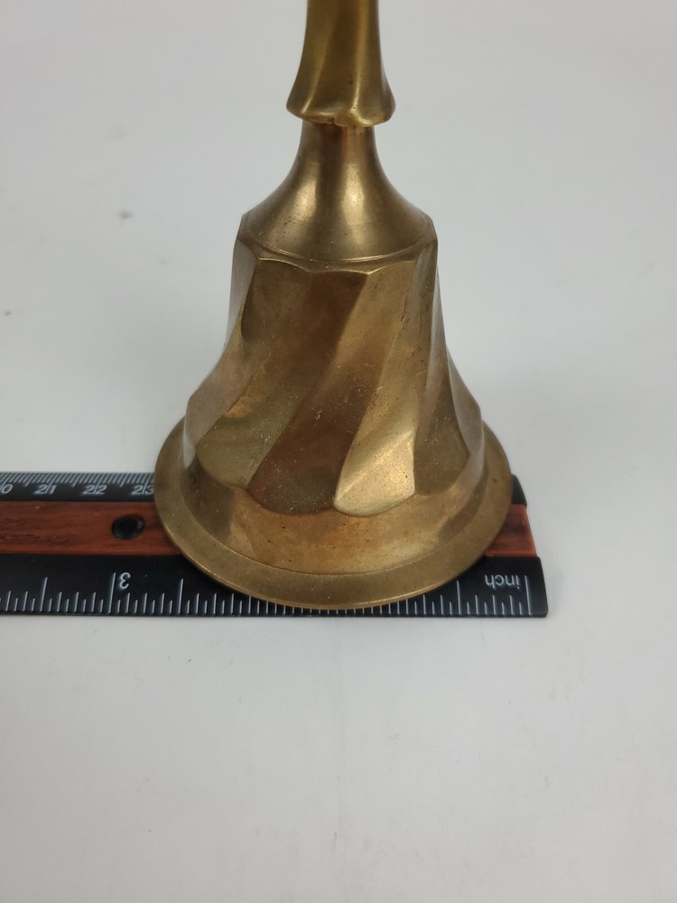 Brass dinner bell 7" for decorative purposes only