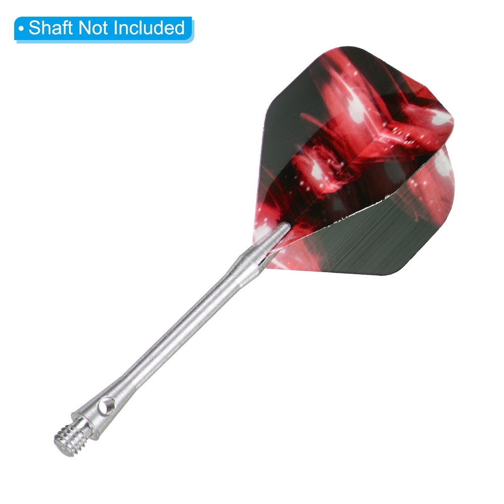Dart Flights, 9 Pack PET Darts Accessories Black, Red
