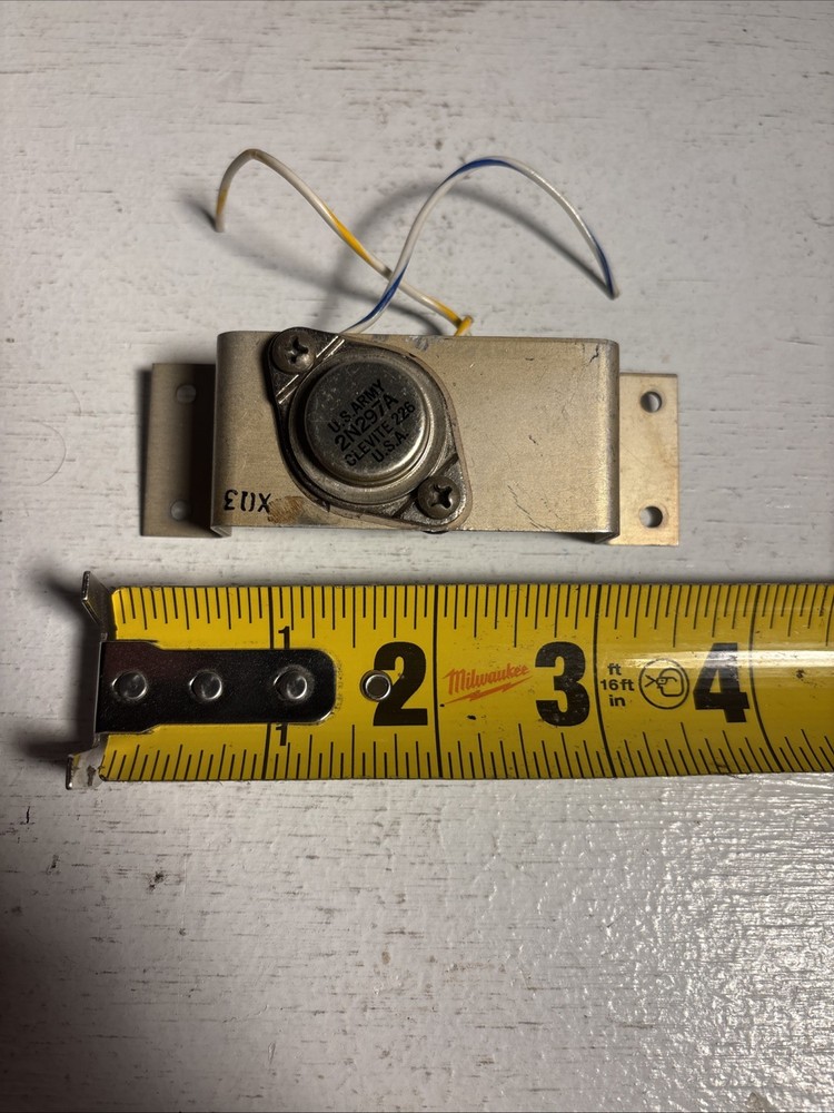 Untested Vintage 1966 US Army transistor