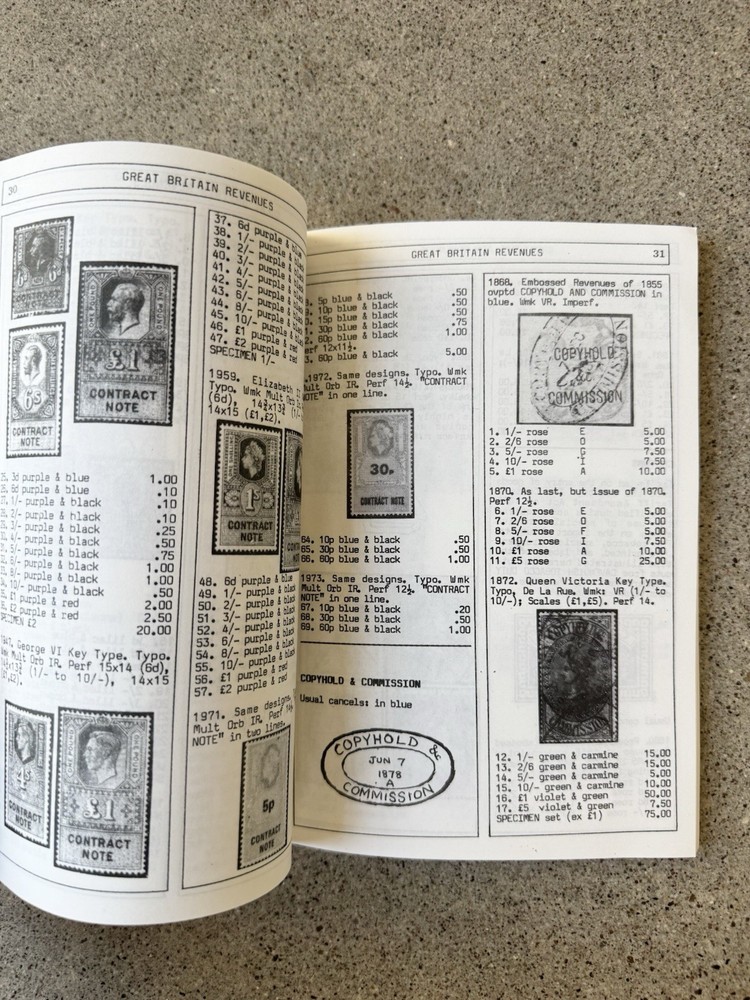 Great Britain Revenues Barefoot 3rd Edition 1989 Philately Reference