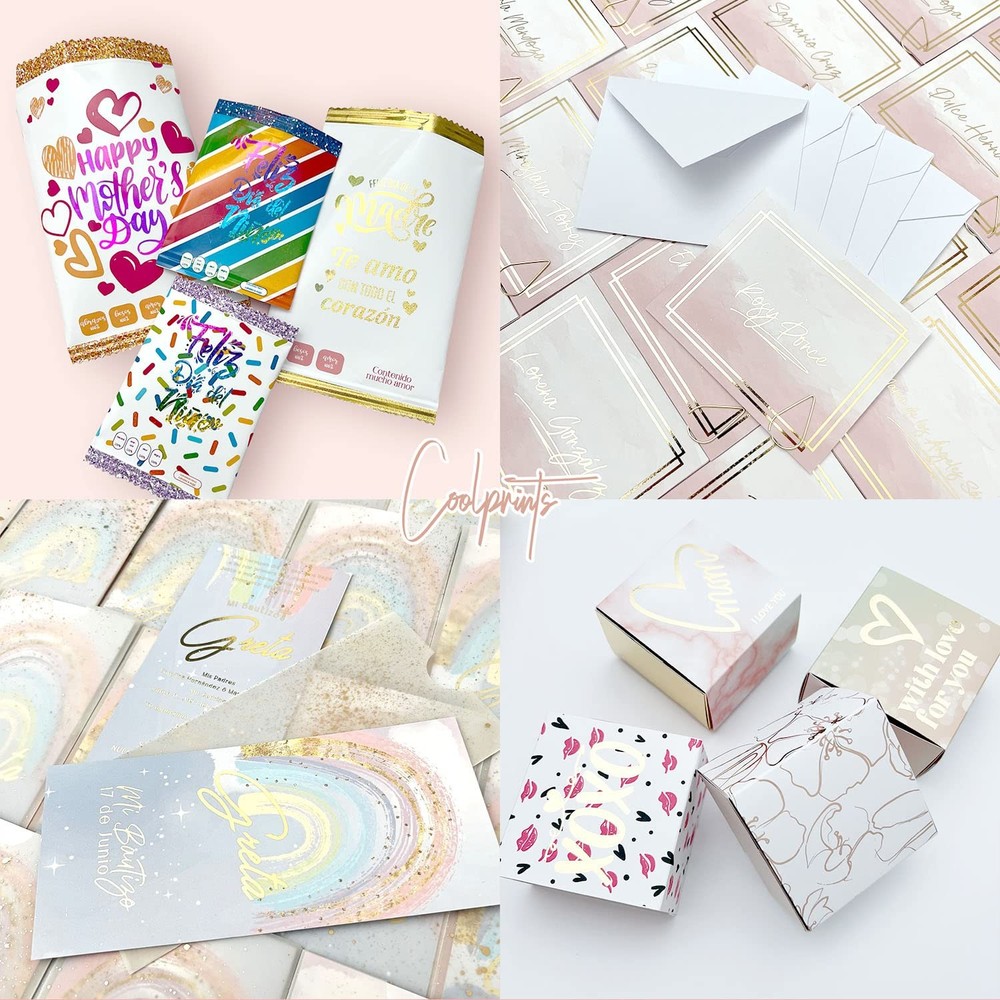 Coolprints Foil for Laminator and Laser Printer, Toner, Basic Gold
