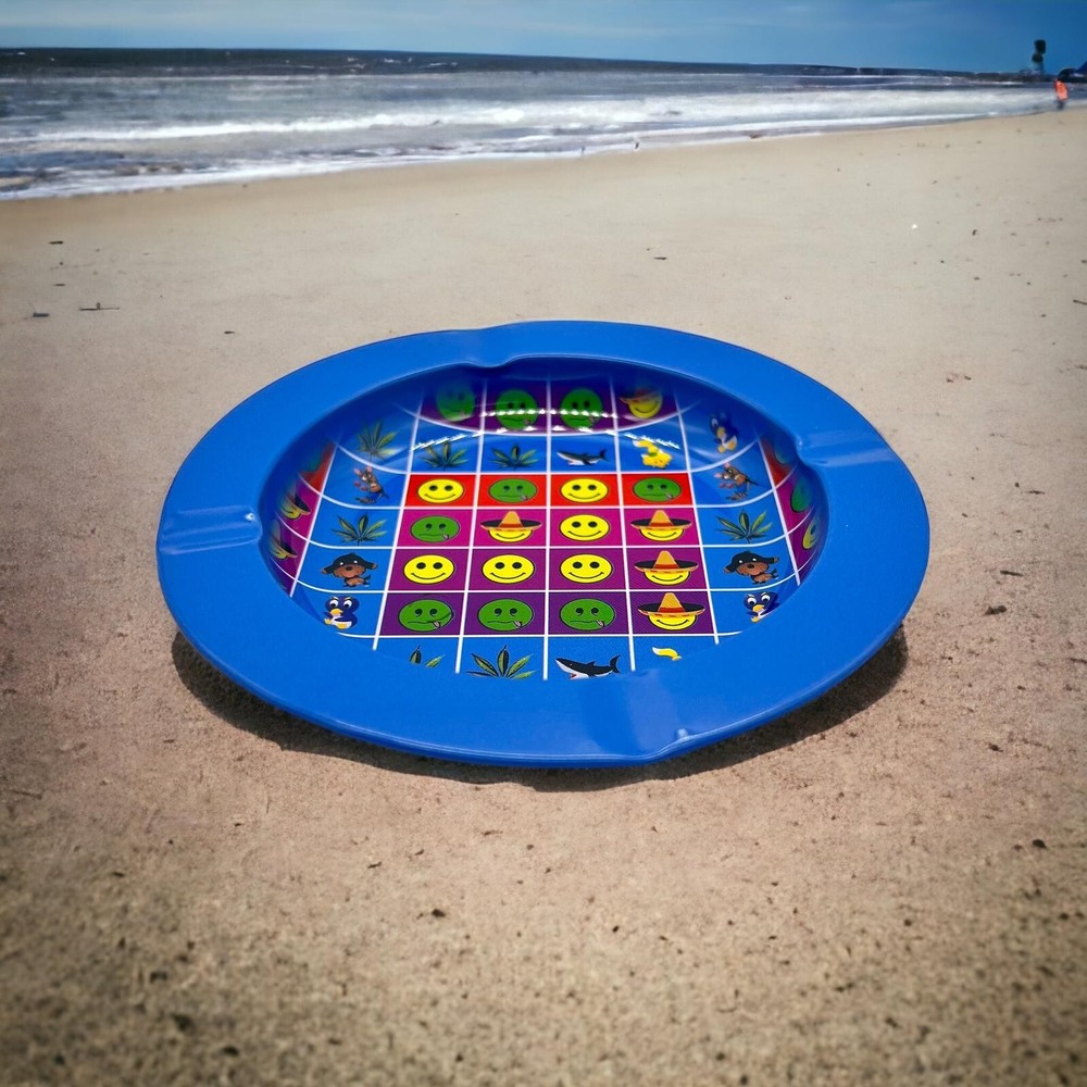 Decorative Tray Printed Plate Game Table Mood Board Design Side Table Ash Tray