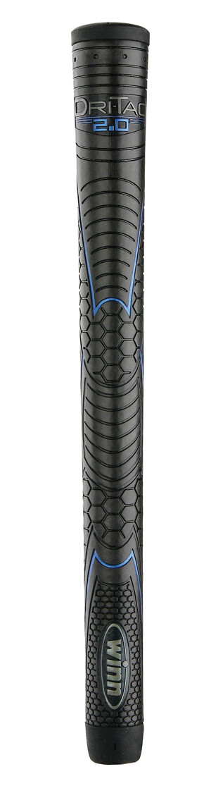 Winn DRI-TAC 2.0 MIDSIZE Jet Black Golf Grip - 62DT-JBK