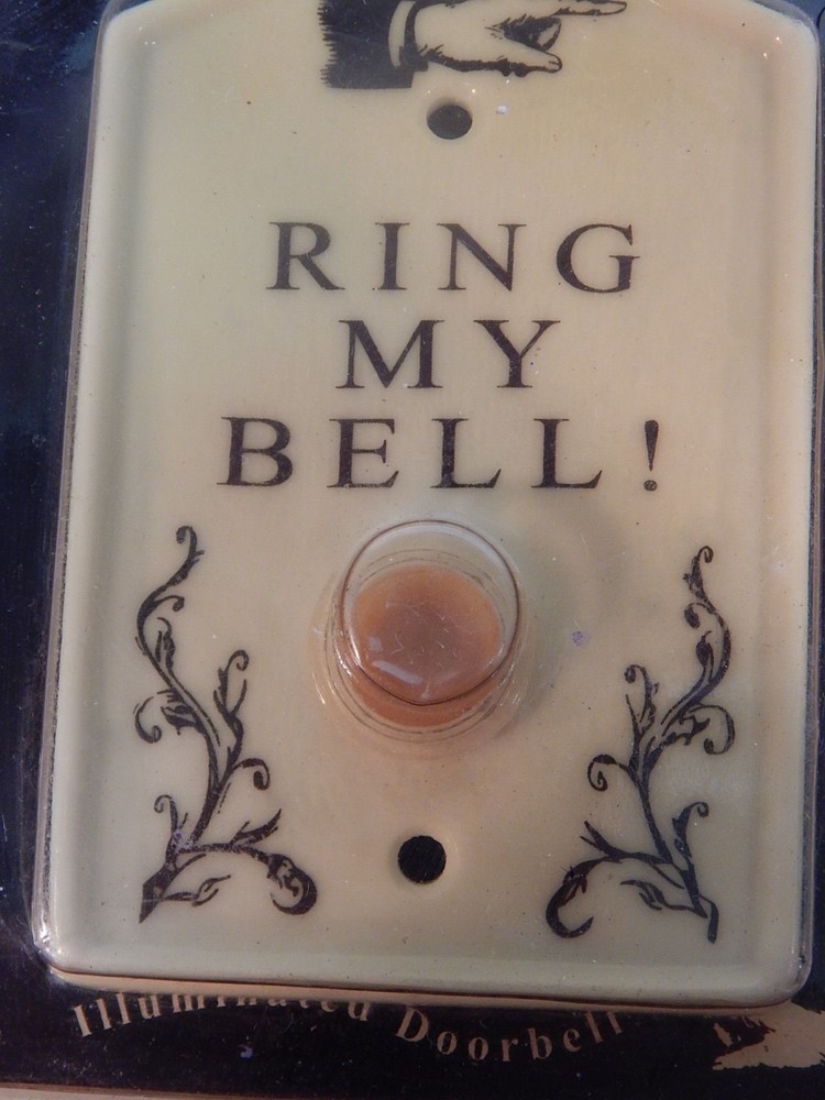 Figi Doorbell Button Cover Ring My Bell Ceramic, MIP