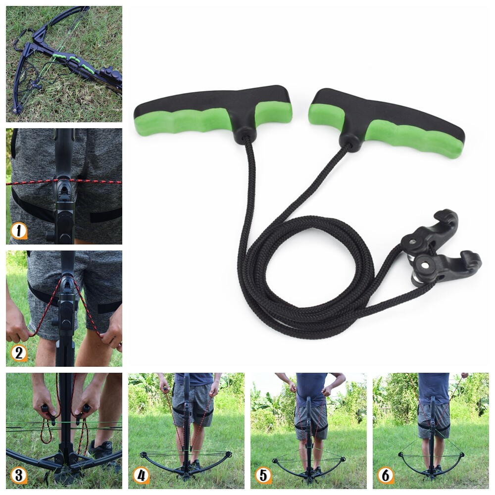 Crossbow Cocking Cord Crossbow Cocking Aid Crossbow Cocking Rope 3 Finger Type