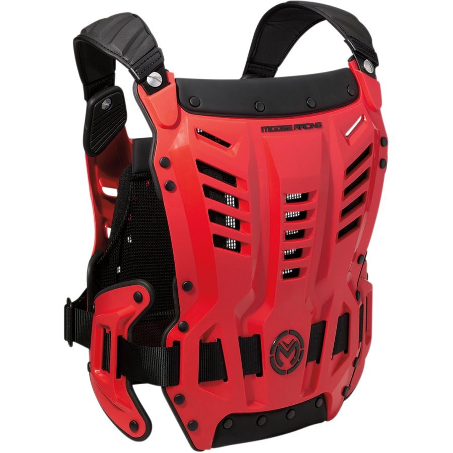 Moose Synapse Lite Pro Roost Deflector - Red/Black, Medium/Large 27010996