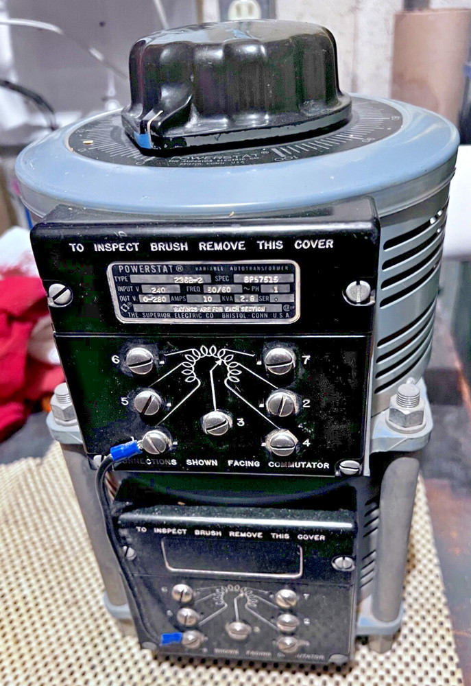Powerstat 236B-2 Variable Autotransformer 240-volt, 50/60Hz