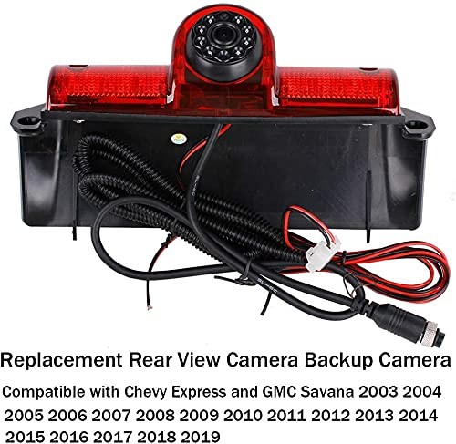 Compatible with Brake Light Backup Camera GMC Savana 2005-2018/Explorer