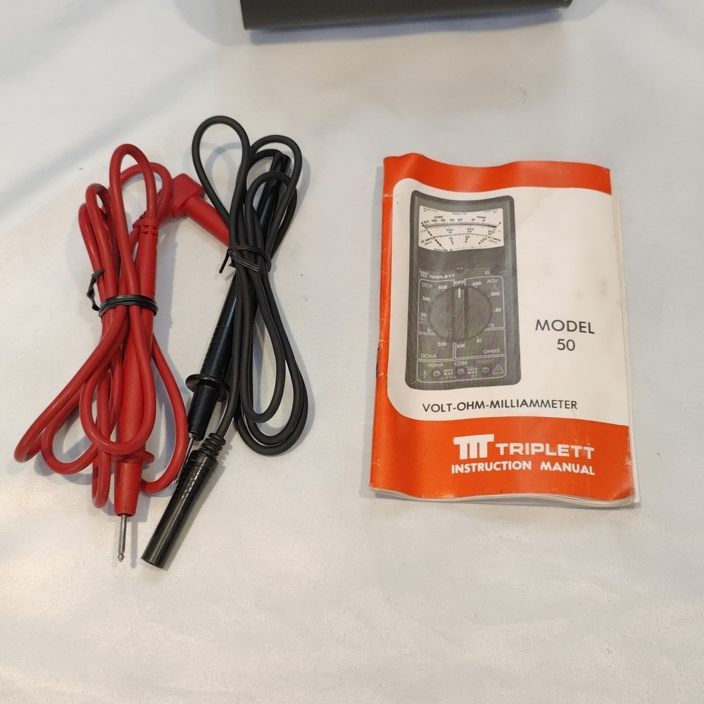 Triplett Model 50 Volt Ohm Milliammeter ***Not Working***