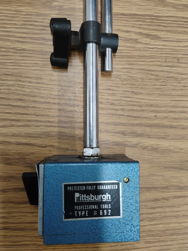 Pittsburgh Professional Tools Dial Indicator with a magnetic base stand