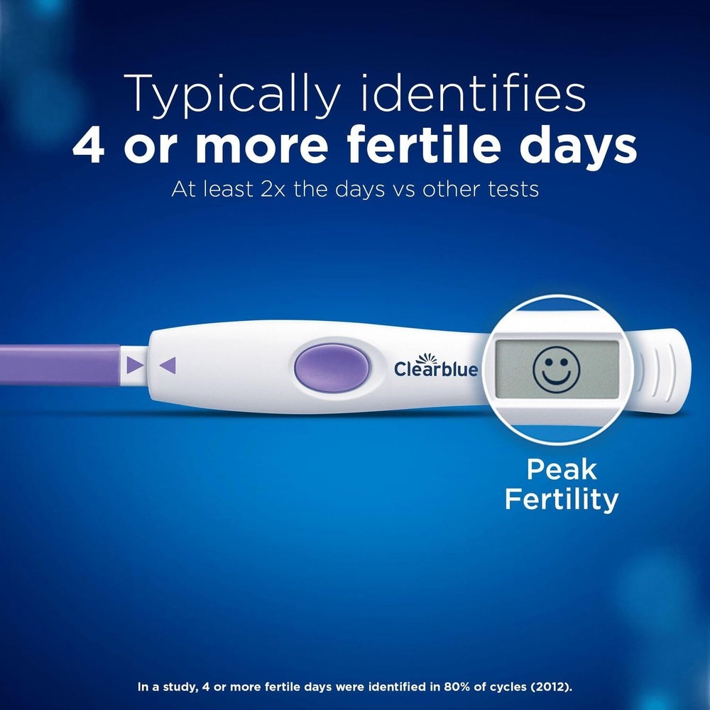 Clearblue Advanced Digital Ovulation Test-Pack of 20 20 Count (Pack 1)