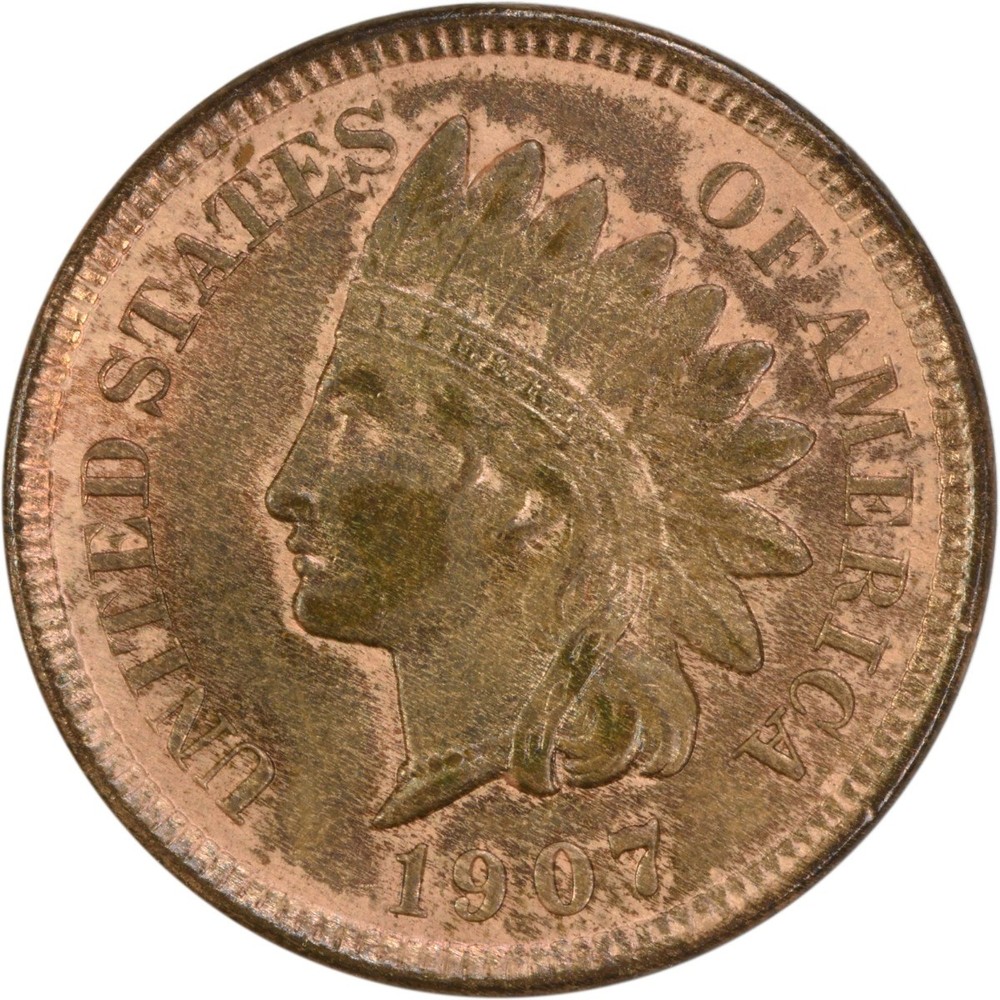 1907 Indian Cent Choice BU Uncertified #320