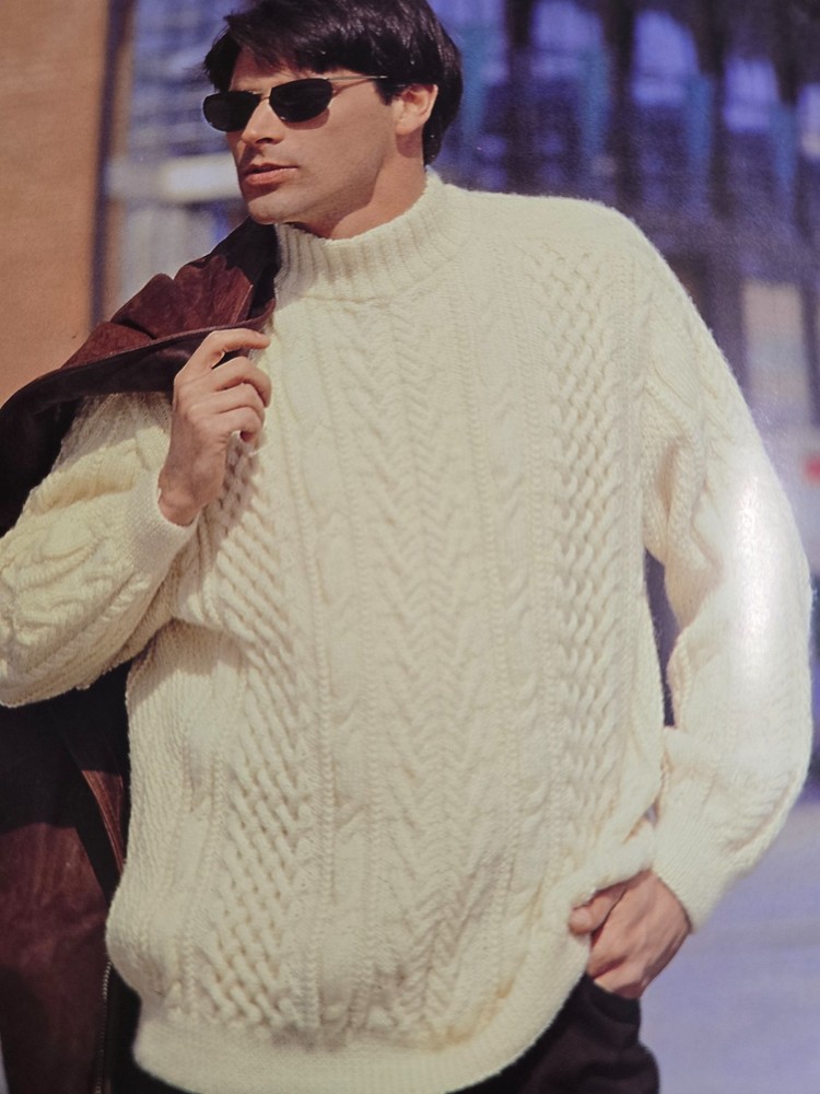 Phildar Knitting Pattern Magazine - Men - 18 Patterns