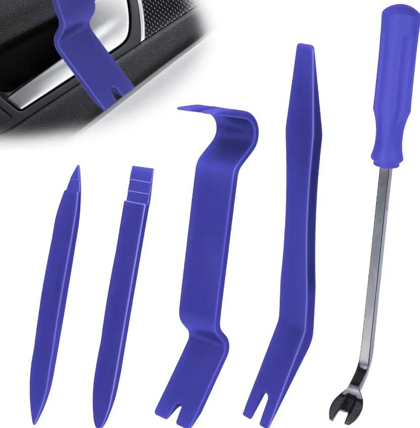 5PCS Trim Removal Tool Kit Set Door Panel FastenerDashboard Plastic Tools