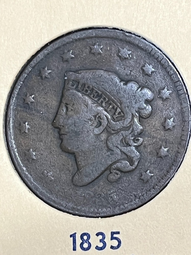 1835 Large Cent - Small Date