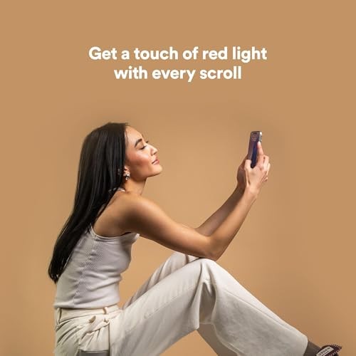 Red Light Converter Screen Protector – Passive Red Light Therapy for Face -