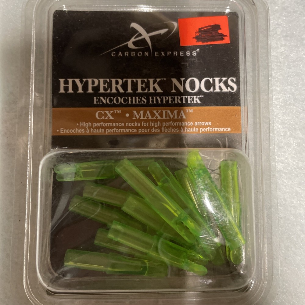 Carbon Express Hypertek Nocks Green