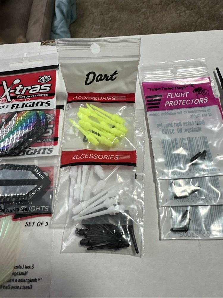 15GM Rainbow Holographic Themed 3 Soft Tip Dart Set Bundle With Soft Case