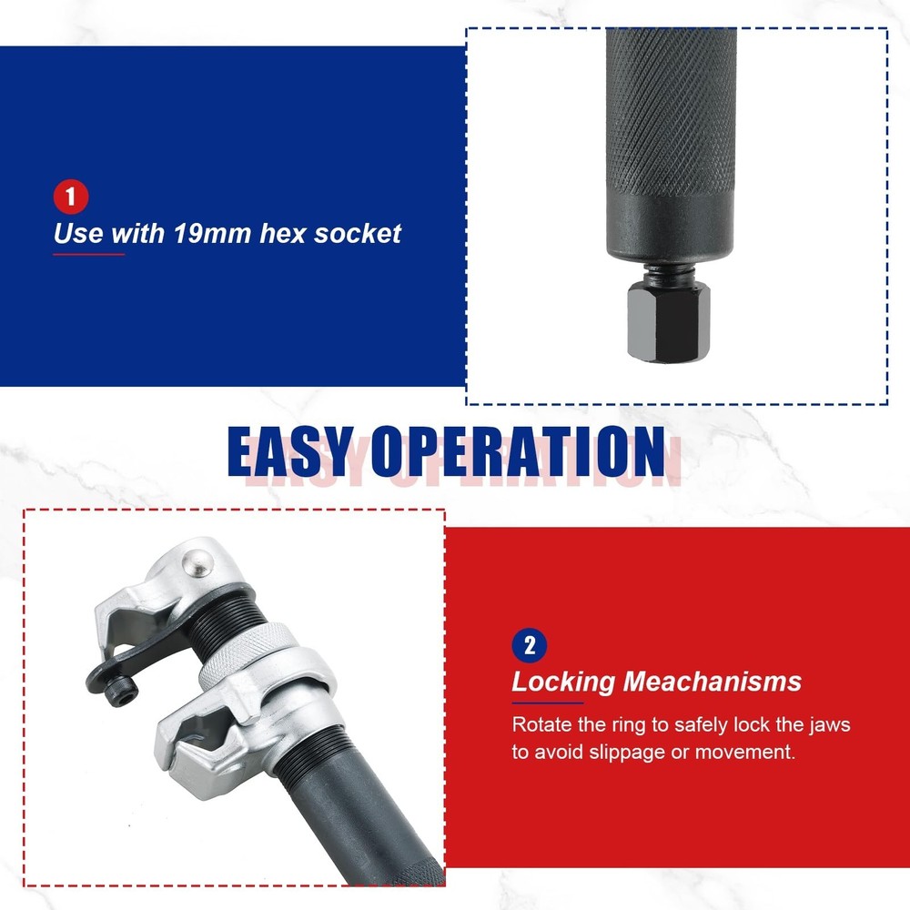 Coil Spring Compressor Tool, Heavy Duty Macpherson Strut Spring Compressor To...