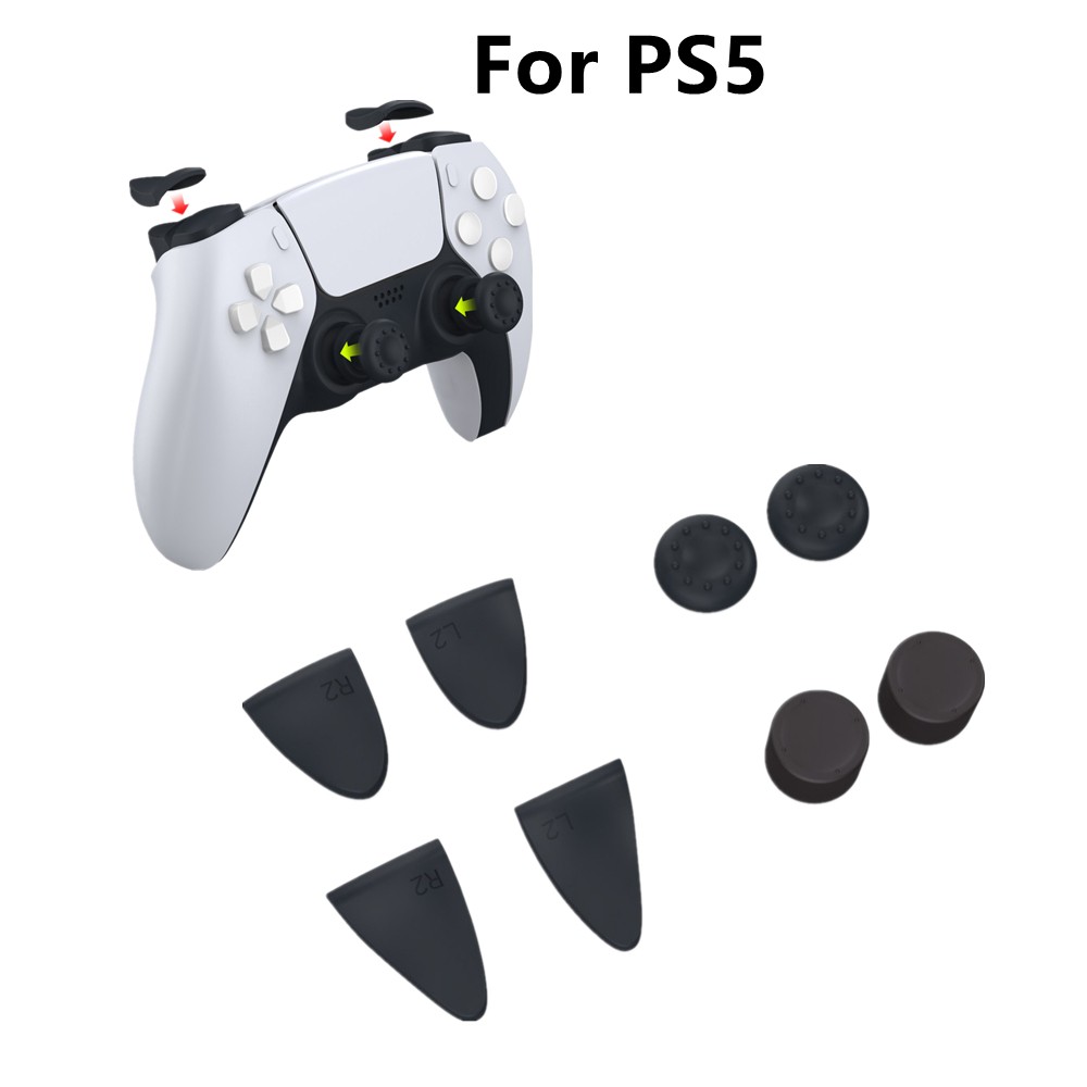 ABS Controller Joystick Grips Thumb Stick Cap Cover Extender Accessories For PS5
