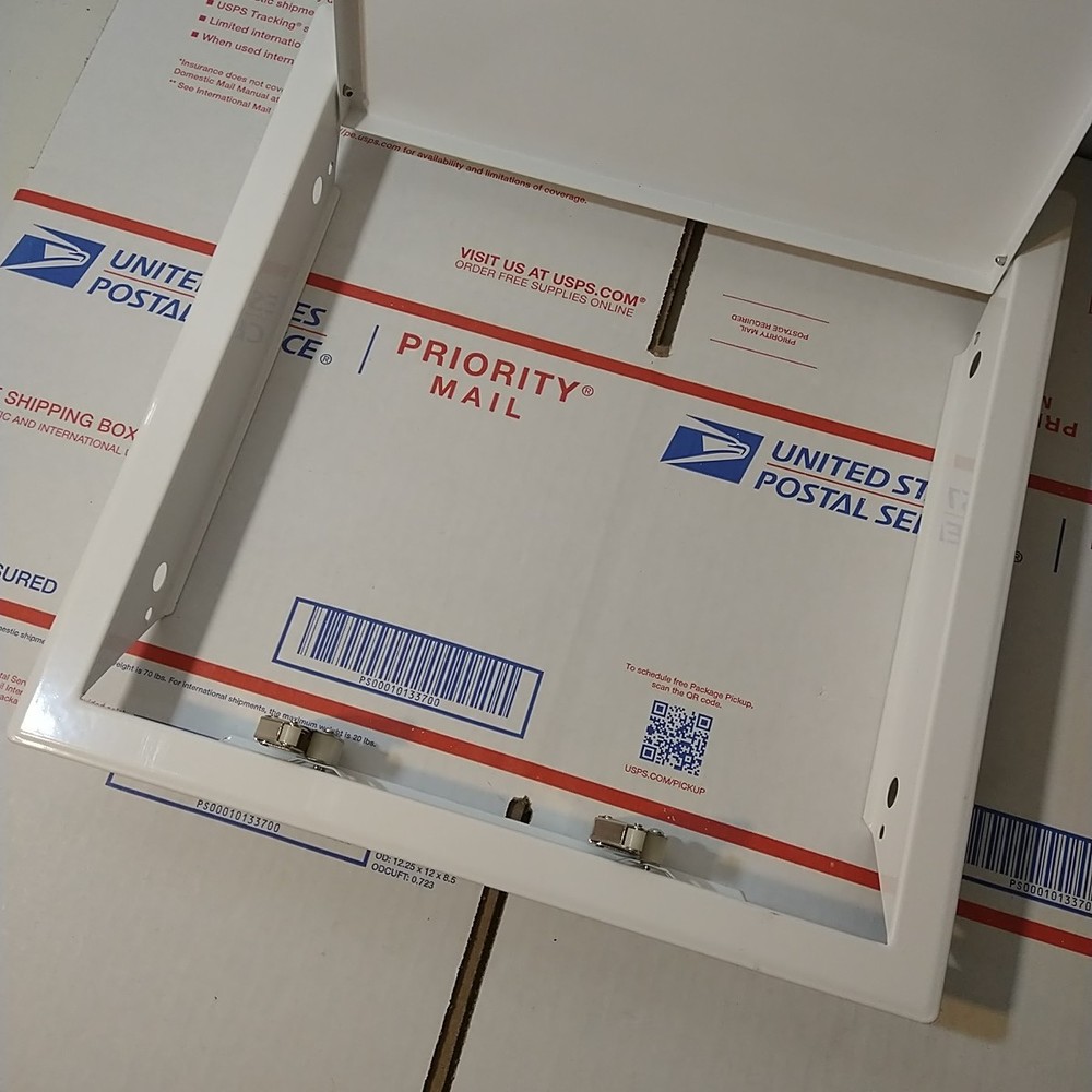 12'' x 12'' Inch White Metal Access Panel with Click Function - Easy Access Door