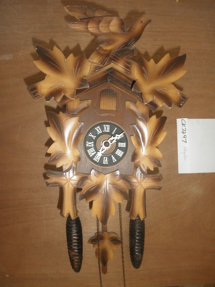 Cuckoo Clock German made Herbert Herr Black Forest working 1 Day CK3247