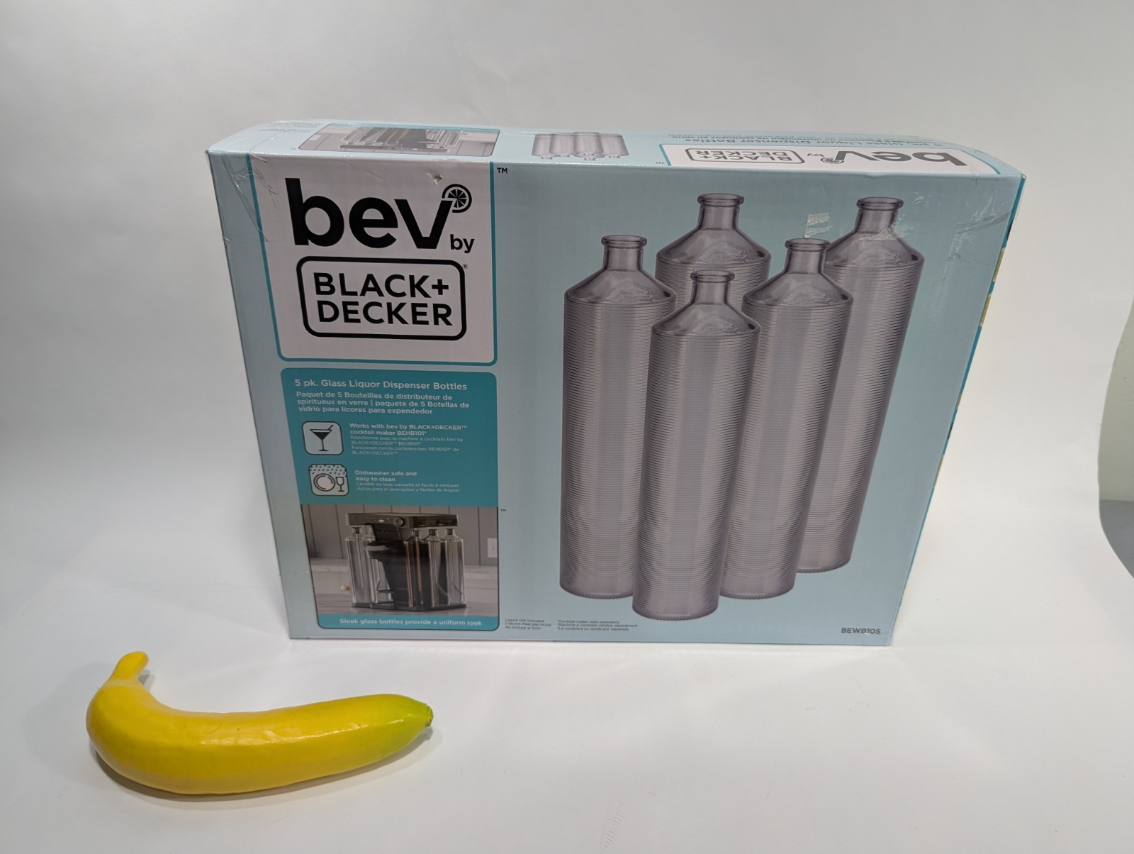 Bev by BLACK+DECKER Cocktail Maker Bottle 5 Pack BEWB105 New In Box
