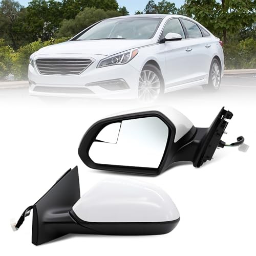 Driver Side Mirror Assembly 5Pins Compatible with 2015-2019 Sonata with Left