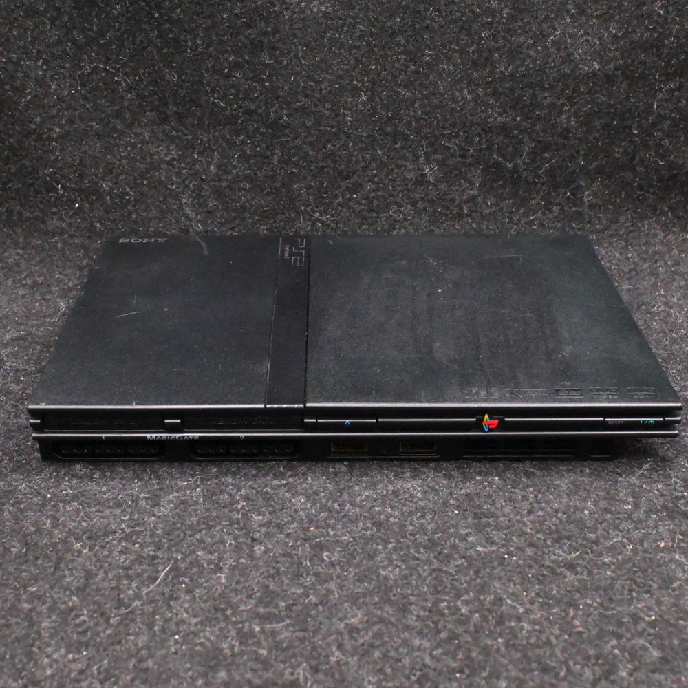 Sony PlayStation 2 PS2 Slim Console SCPH-79001 Black Tested Working + Controller