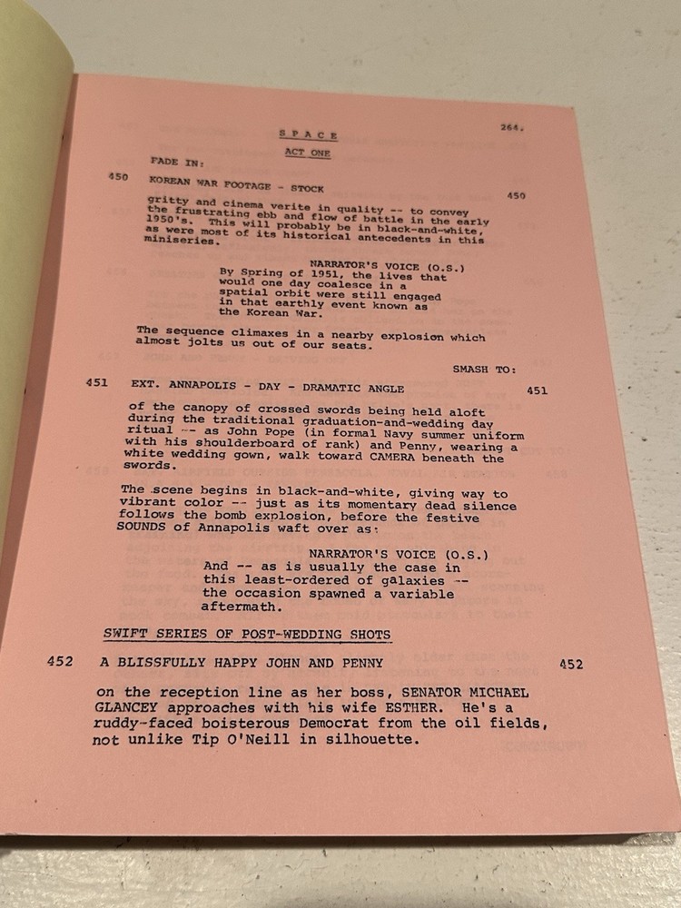 SPACE Paramount Television Productions Scripts — (Shows #2, #3, and #4) 1984