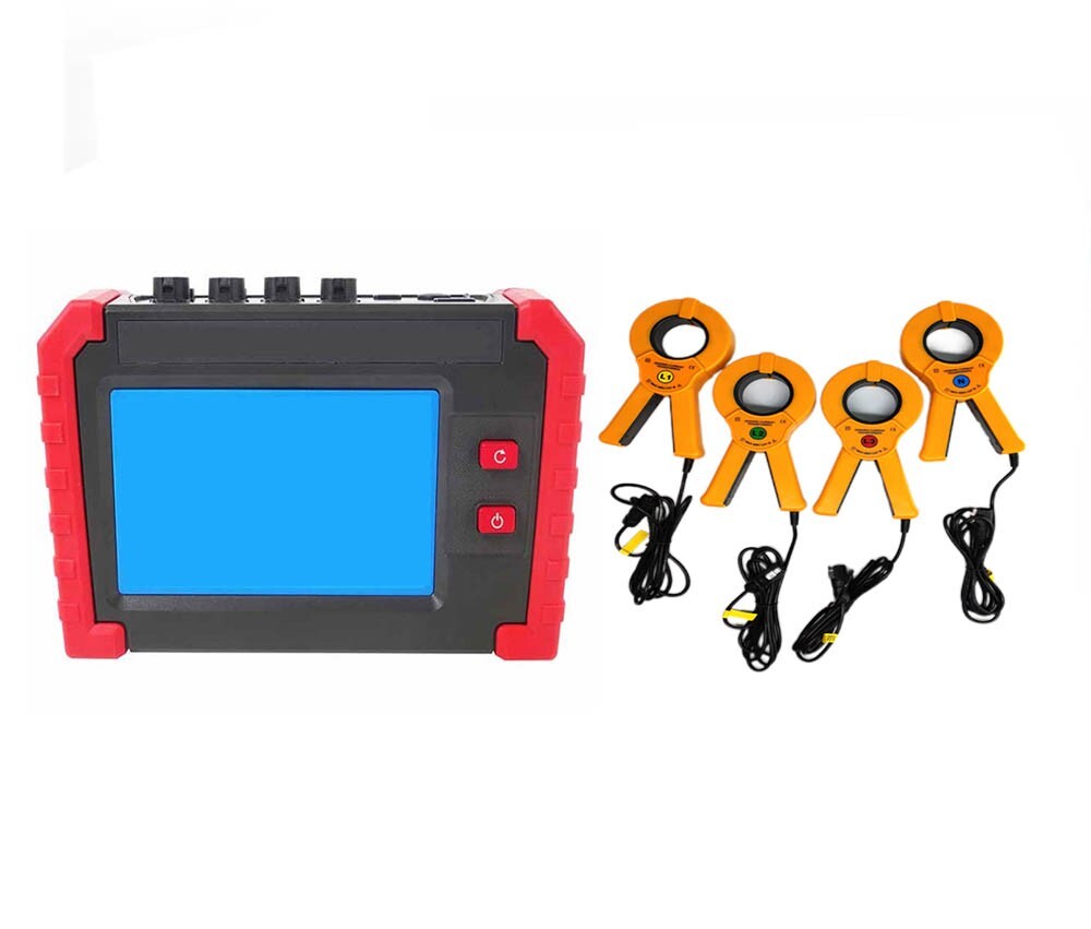 Three-Phase Power Quality Analyzer Power Quality Testing with 4pcs Current Clamp