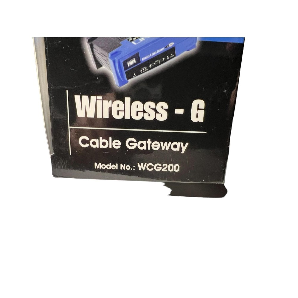 Linksys Wireless Cable Gateway WCG200 - Very Good Condition