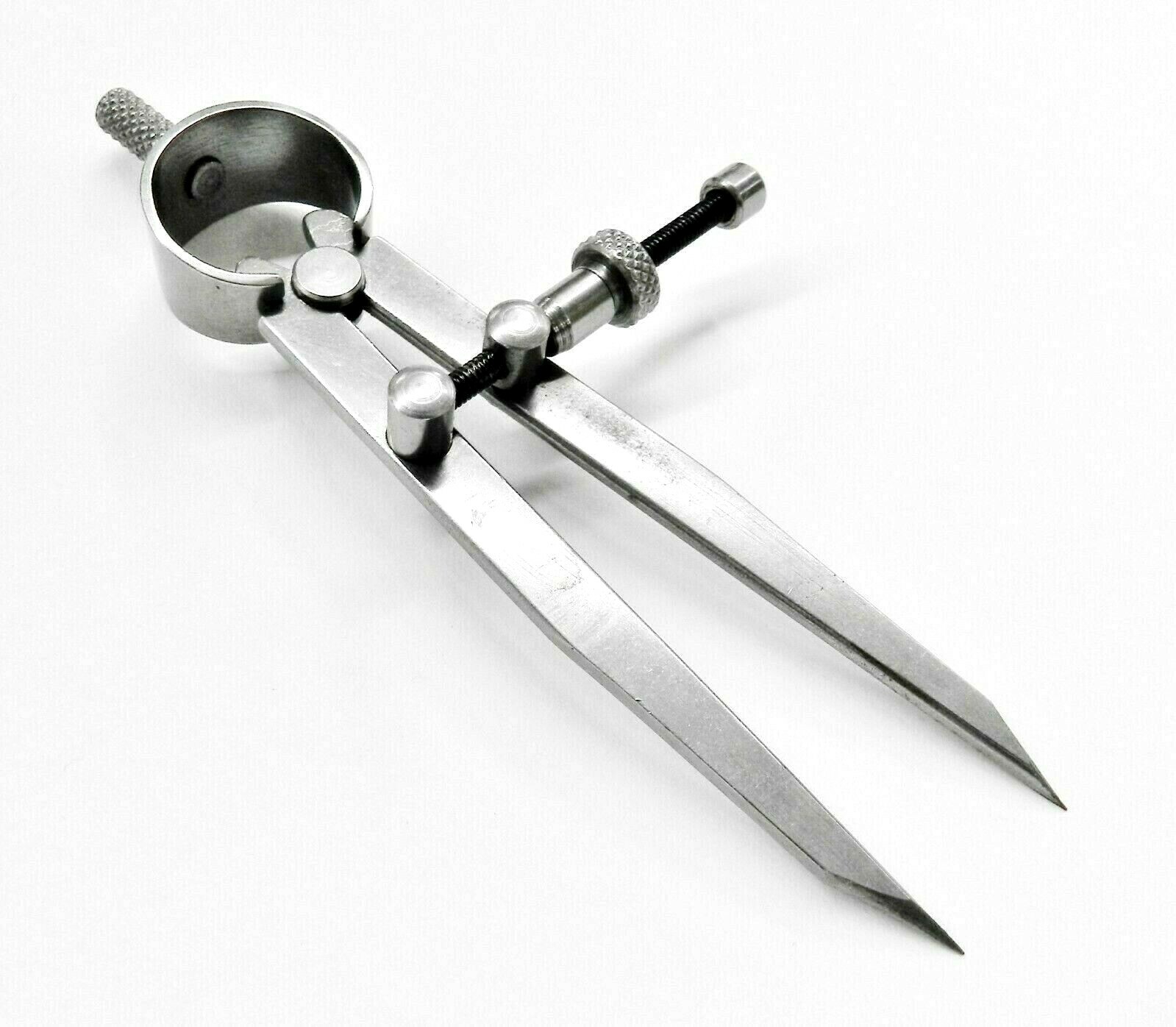 Divider Flat Leg 4" Spring Divider Tool Gauge Distant Measuring Compass Layout