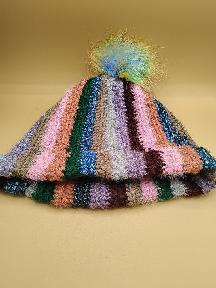 Crocheted Handmade Hat Women's Kids
