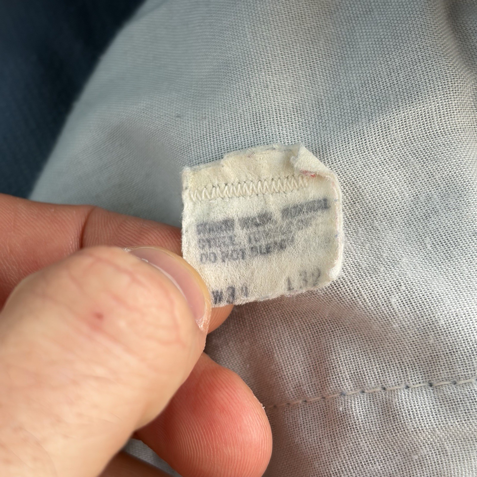 Vtg Levi’s Pants Mens 32x30 Blue Corduroy Bell Flare Buckle Back 70s Talon Zip