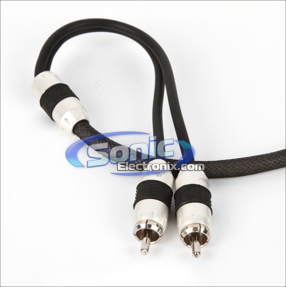 Stinger SI823 3 Ft 2-Channel 8000 Series Audiophile Grade RCA Interconnect Cable