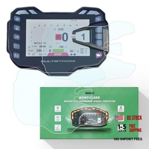 Motorcycle Accessories Nano Glass Dashboard Screen Protector for Ducati