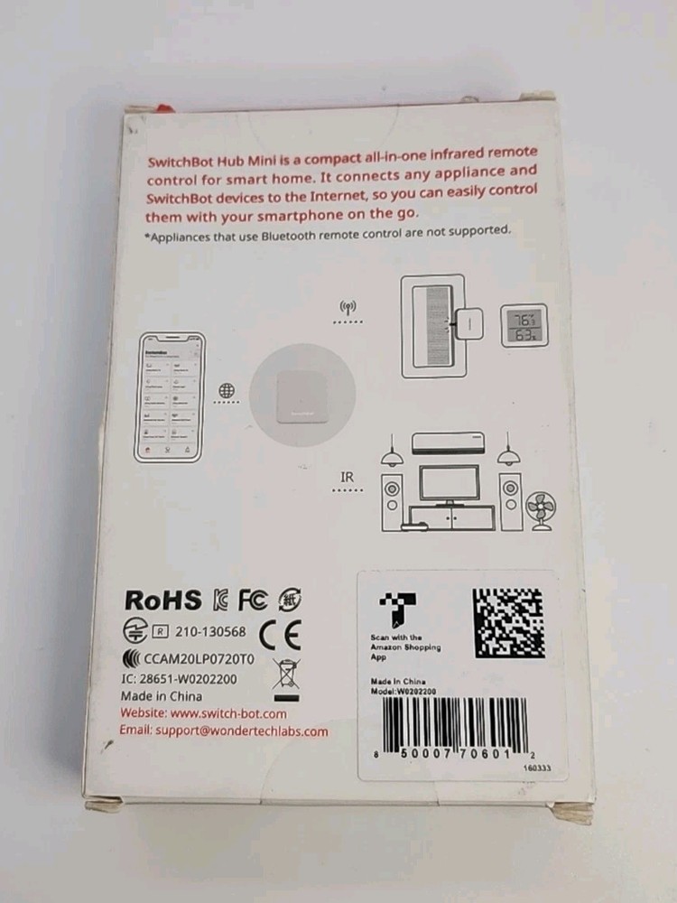 SwitchBot Hub Mini Wi-Fi Connection