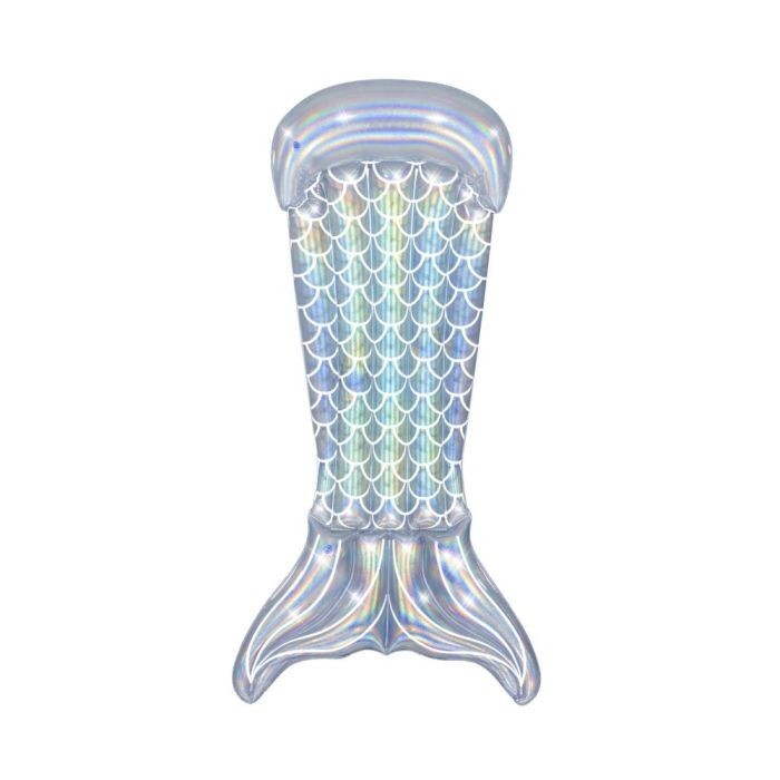 Iridescent Mermaid Tail Pool Lounge Float