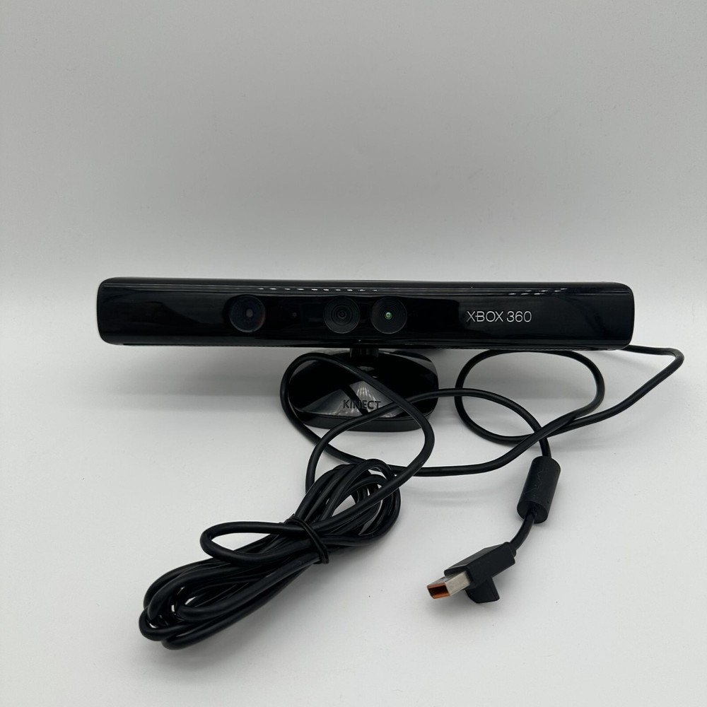 Xbox 360 Kinect Sensor Motion Tracking Camera With USB Adapter Black