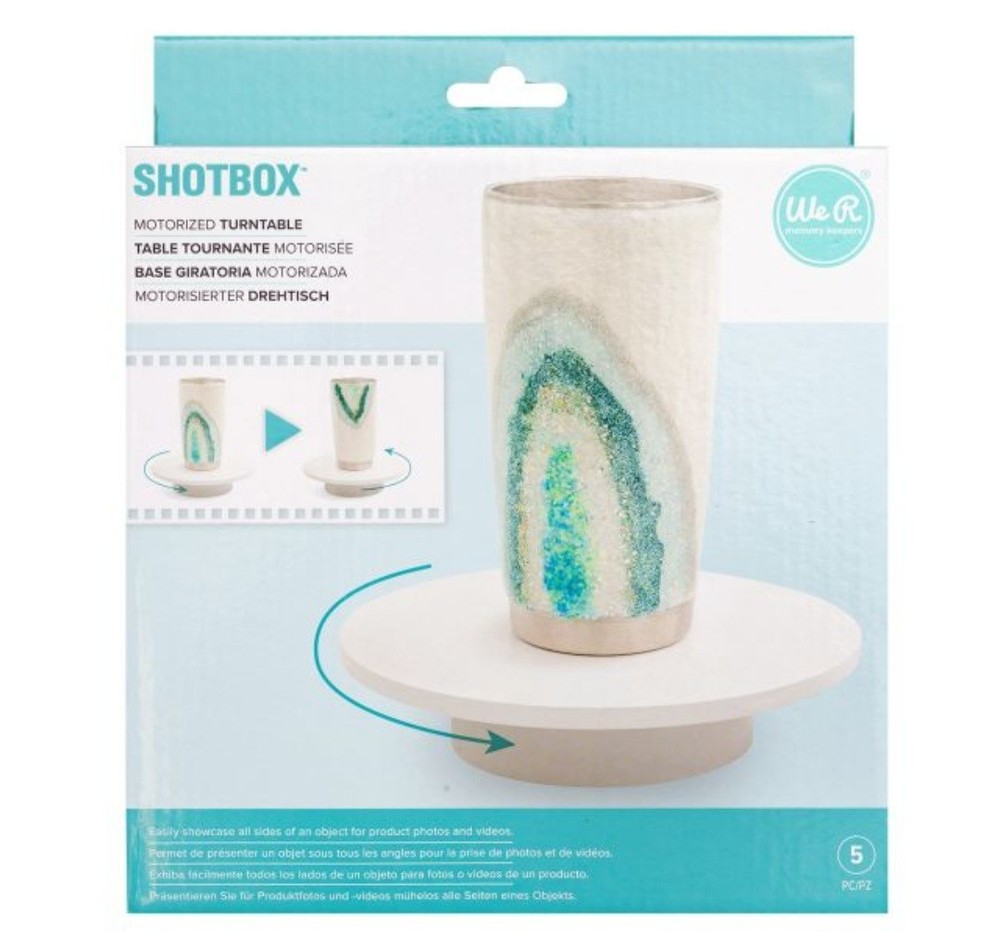 We R Memory Keepers - ShotBox Collection Spin Shot Motorized TurnTable