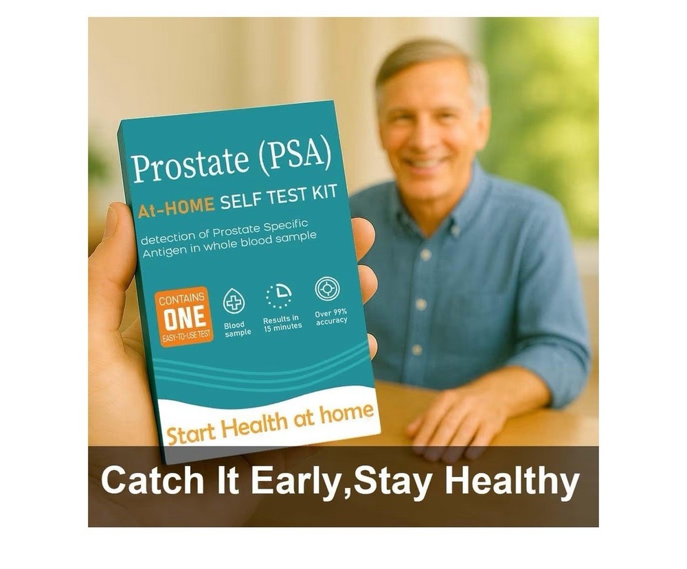 PSA Prostate Rapid Test Kit for Men Self-Testing at Home with Reliable