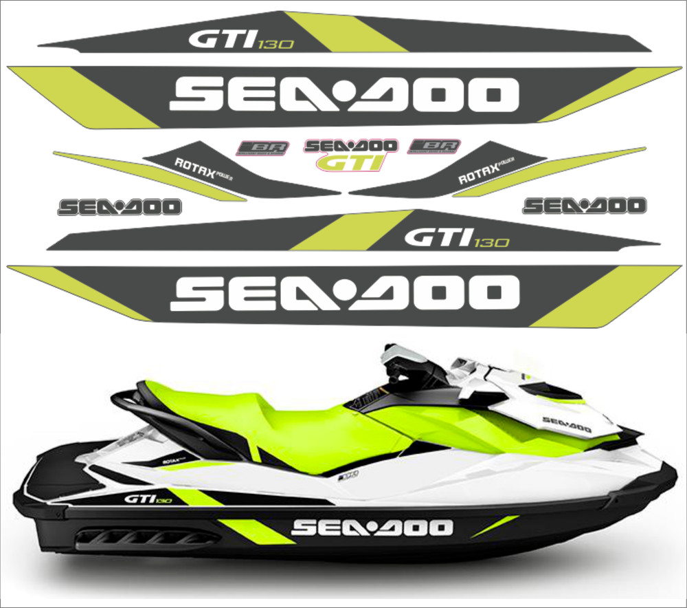 SEADOO GTI 130  2016 Graphics / Decal / Sticker Kit