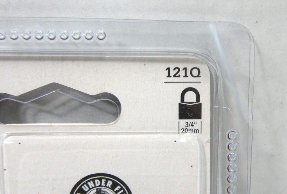 MASTER LOCK PADLOCK 121Q 4 PACK 3/4"(20MM) NEW