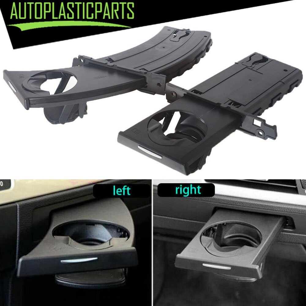 Front Cup Holder For 06 07 08 09 10 11-13 BMW E90 E91 E92 Left Right Side 2Pcs