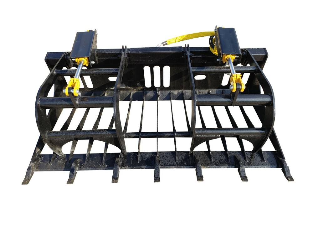 72" E-SERIES BOBCAT ROCK GRAPPLE SKIDSTEER ATTACHMENT UNIVERSAL QUICK ATTACH